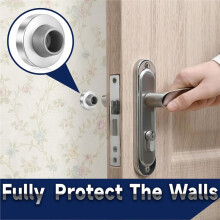 10pcs Concave Wall Door Bumper, Doors Knob Wall Shield Handle Stoppers Knob Walls Mount Protector