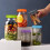 36Pcs Plastic Regular Mouth Jar Lids for , Kerr and More with Rings - Colored Plastic Storage Cap 4