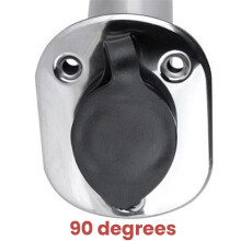 90 Degree Fishing Pole Stand Stainless Steel Embedded Mount Fishing Rod Holder for Boat Accessories Marine