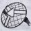 Motorcycle Headlight Lamp Shade Retro Black Shell Round Headlight Grille 2