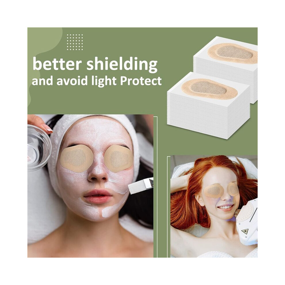 120 Pcs Adhesive Eye Patches for Adults Eye Patch for Disposable Breathable Amblyopia Lazy Latex Free Adhesive Bandages