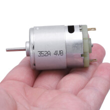 6X RS380 1.5-18V 30000 RPM Micro Motor 38X28mm fuer RC Modell Spielzeug DIY, Silber