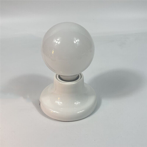 Elegant Vintage E27 Ceramic Lamp Base for DIY Wall and Ceiling Lighting Black