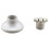 E27 Large Screw Ceramic Lamp Holder - High Temperature E27 Lamp Holder with Copper Core White 4