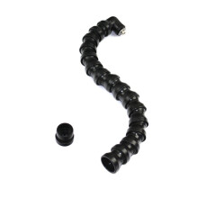 Black Pipe M6 Thead Suction Cup Base Support Pipe Leveling Lamp Tube Support for Essential Car Repair Tool
