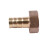 3pcs 12mm Hose Barb 1/2BSP Female Thread Quick Joint Connector Adapter Gold 6