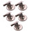 15Pcs 3cm Magnetic Clip Magnet Refrigerator Wall Memo Note Message Holder Silver 5