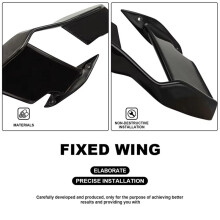 Motorcycle Fairing Winglet for S1000R M1000R 21-24 Windshield Wing Fairing Front Aerodynamic Spoiler Carbon Fiber
