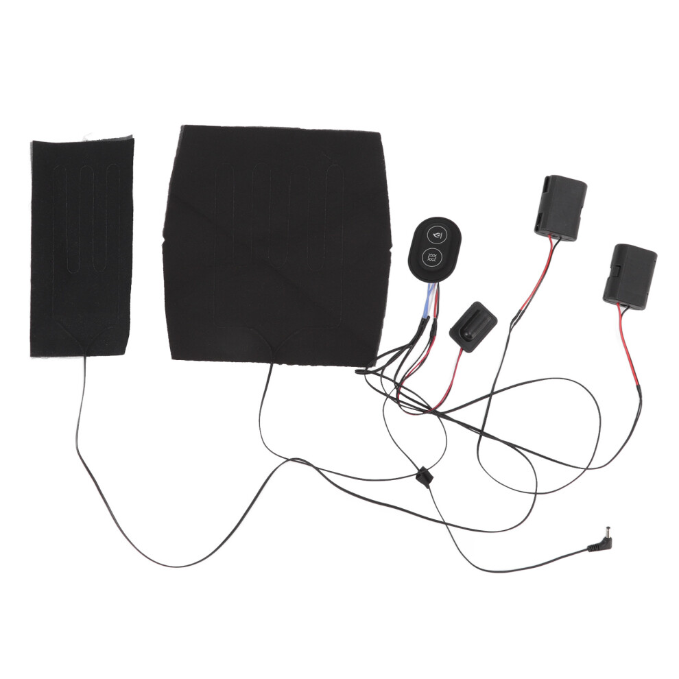 Electric Heating Pad1for2Adjustable3Level Dual Motors Soft Heating Belt for Vibrating Massage