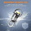 LED Flashlight Keychain Rechargeable, Waterproof Portable Light for Camping and Walking 4