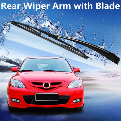 2X Rear Window Wiper Blade & Windshield Wipers Arm for  3 BK Hatchback 2003-2009 2