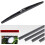 2X Rear Window Wiper Blade & Windshield Wipers Arm for  3 BK Hatchback 2003-2009 4