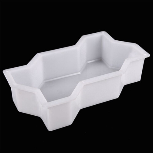 6X Three Waveform Garden Path Plastic Concrete Paving Brick Mold Diy Walkway Cement Brick Mold