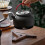 Home Anti-Scalding Insulation Pad Can Store Multifunctional Coffee Filter Rack Solid Wood Coaster 4