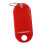 40 Pcs Assorted Key ID Label Tags Split Ring Keyring Keychain (Red). 5