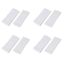 8Pcs Mode Femmes Coton Yoga Bande de Cheveux Sports Sueur Dame Bandeau Femmes Populaires Accessoires pour Cheveux Blanc