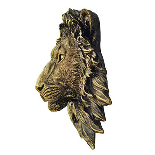 3Pcs Animal  Wall Decor Lion Wall Decor Wall Statue Home Decor  Simulation Statue 2
