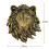 3Pcs Animal  Wall Decor Lion Wall Decor Wall Statue Home Decor  Simulation Statue 6