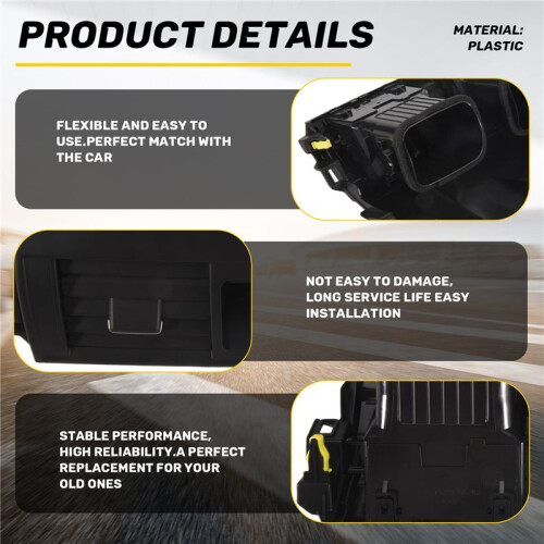 Black Center Dash A/C Outlet Air Vent Panel for   2008-2013