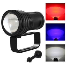 3X Professionell Dykning Fotografisk Ficklampa HandtagsfäSte Scuba Flash Light U-Typ HandtagsfäSte