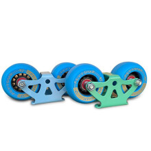 8x Freeline Roller Road Driftboard Maple Split Portable Skateboard 82A PU Drift Board Wheel Anti-Skid Skateboard,