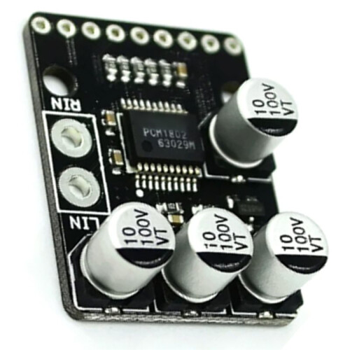 PCM1802 Audio Stereo A/D Converter ADC Decoder 24bit 96kHz Digital PCM AV Amplifier Player Board ANALOG-INPUT Module