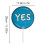 Classroom Voting Paddles 20Pcs Set - Yes/No, for Interactive Learning 9