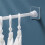 Nail-Free Pole Bracket Shower Holders Retainers Mounts Durable Racks Home White 3