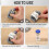 2 Pcs Vial Label Applicator for 3ml Bottles, Small Jars Essential Oils Containers Labeling Tool 4