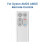10X Replacement AM04 AM05 Remote Control for  Fan Heater Models AM04 AM05 Remote Control(Silver) 3