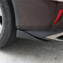 1Pair Universal Car Rear Bumper Lip Trim Protector 35cm Rear Corner Protector Car Accessories (Carbon Fiber)