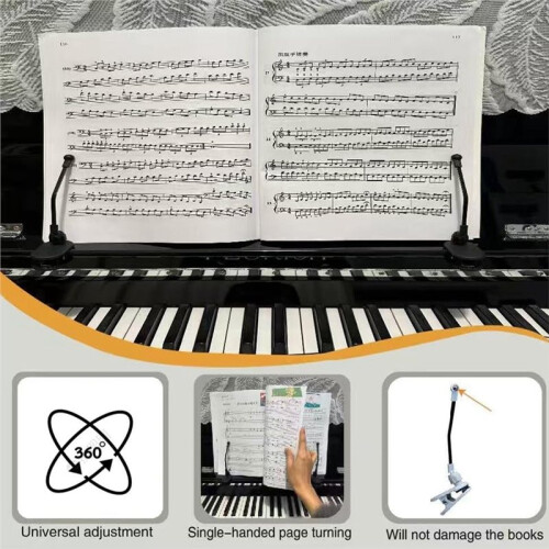 Pinçon Universel pour Partitions de Piano 1