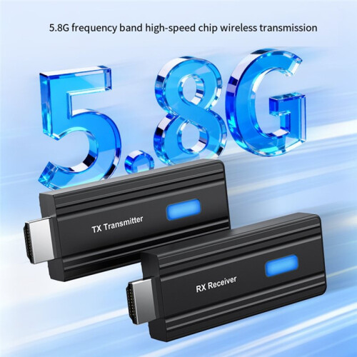 -Compatible Wireless Extender,5G High-Definition Video Transmission,50-Meter Screen Mirroring Device for Computers B 2