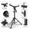 Drum Stand,Adjustable Angle Dumb Drum Stand,for 11 12 Inch Snare Drum, Drum Practice Stand for Drum Beginners 7