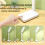 Dual  LED Desk Lamp, Foldable Dimmable Reading Light with USB Rechargeable, Night Light for Bedroom, Dorm, Study 3