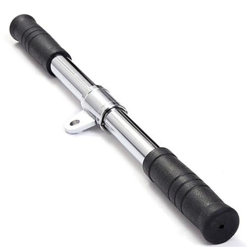 2X Pull Down Bar Gym Rotating Straight Bar for Cable Machine Attachments Rowing Workout Biceps Gym Training Equipment 2