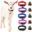 5-Pack Adjustable Goat Collars with Loud Grazing Copper Bells for Small Farm Animals 2