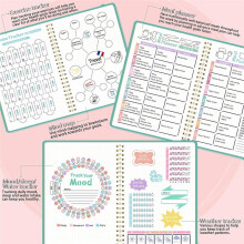 Journal Stencils Kit (36PCS) - Planner Accessories Log Printing Template for Ournaling Hollow Painting Template