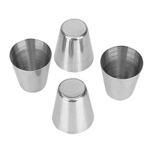 120 Pcs Stainless Steel Shot Glasses Drinking Vessel,30Ml(1Oz) Camping Travel Coffee Tea Cup,for Whiskey Tequila Liquor