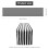 10 Pack Table Runner Polyester Table Decor Classic Black and White Striped Table Runner Modern Elegant Design 6