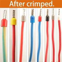 Kit de 1200 Terminales Tubulares Aislados con Extremos de Cable Prensados, Casquillos, Conectores y Cables.