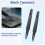 4.5 inch Length Black Plastic Anti-static Tweezers Repair Tool 2 7