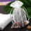 50X organza drawstring wedding gift bag White 4