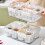 Divided Food Serving Tray with Lids Stackable Snackle Box with 6 Dividers Fruit&Veggie Storage Container for Fridge 3