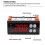Temp Control Thermostat Digital Temperature  Controller Heating Cooling NTC Sensor for Freezer Fridge 220V 3