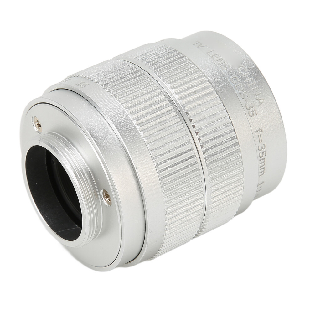 35Mm F1.7 Manual Focus Lens For C Mount Mirrorless Camera Silver 7901388997476
