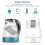 Mobile Phone Shaped Silicone Teether - Grey & Pink 5