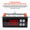 Temp Control Thermostat Digital Temperature  Controller Heating Cooling NTC Sensor for Freezer Fridge 220V 6