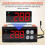 Temp Control Thermostat Digital Temperature  Controller Heating Cooling NTC Sensor for Freezer Fridge 220V 9