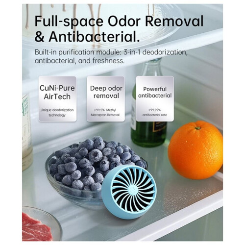 Refrigerator Deodorizer,Lasts for 5 Years Fridge Deodorizer Kitchen Gadgets Charcoal Air Purifier Odor Eliminator
